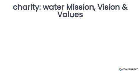 charity water mission statement|charity water organizational chart.